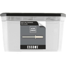 Rivets Standards ESSBOX SCELL-IT en Aluminium et Acier - Ø4 mm x 16 mm - Boîte de 500