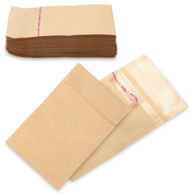 Enveloppes Autocollantes en Papier Kraft Lyaor - 100 PCS 6x10cm