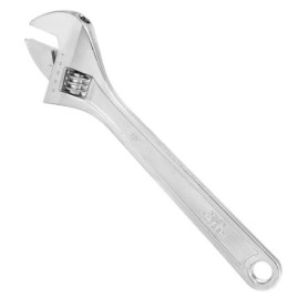 Clé à Molette Réglable QWORK 375 mm - Ouverture Maximale 48 mm