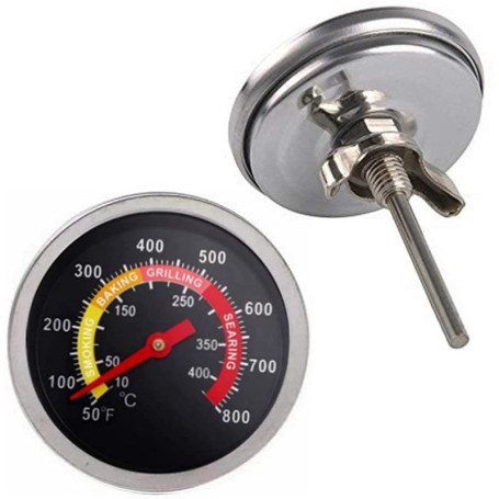 Thermomètre de Barbecue YOTOM - Lot de 2 avec Cadran Lisible