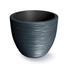 Pot de Fleurs Anthracite avec Réservoir Furu - 39 cm