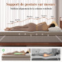 BedStory Surmatelas 140 x 190 à Mémoire de Forme de 7,5CM Surmatelas Réversible Mousse avec Gel Plus Respirant, avec Design Anti