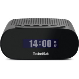 TechniSat TECHNIRADIO 50 - Radio Réveil DAB+/FM Compact avec Grand Écran LCD