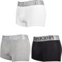 Lot de 3 Boxers Calvin Klein pour Homme en Coton Stretch Multicolore