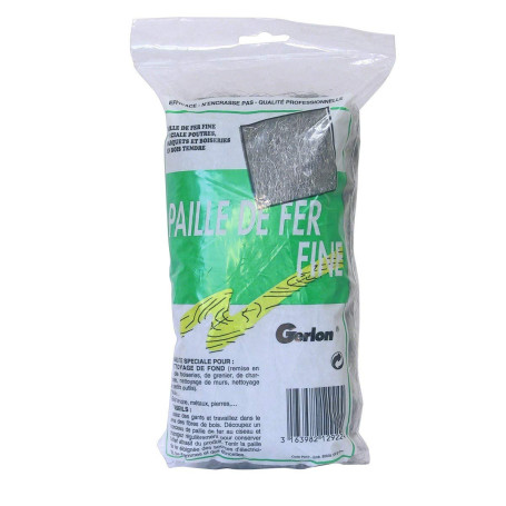 Paille de Fer Surfine Gerlon pour Bois et Métaux - 200 g