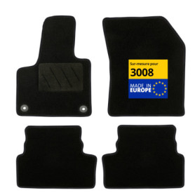 Tapis de Voiture Sur Mesure DBS pour Peugeot 3008 (2016-2020) - Antidérapants et Pratiques