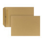 Lot de 500 enveloppes C5 autocollantes marron pour expédition