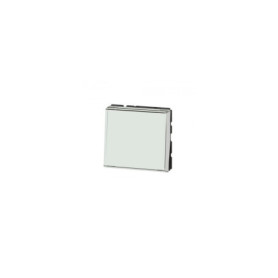 Poussoir Inverseur Legrand Mosaic Easy-led 2 Modules Blanc Antimicrobien