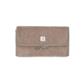 Matelas à Langer Nomade Jollein Cloudy Rib - Milky Coffee avec Poches Pratiques