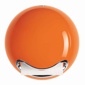 Distributeur de Papier Toilette MSV en Polystyrène Orange Brillant - Design Élégant pour Salle de Bain