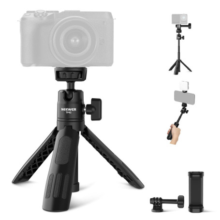 NEEWER Mini Trépied Selfie Stick Portable avec Rotule 360°