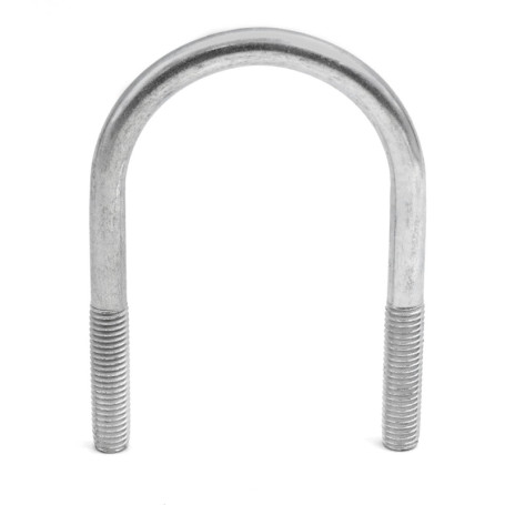 Lot de 4 Vis à Étrier M8 Galvanisées - Fixation Polyvalente