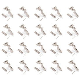 Lot de 20 charnières super coudées X91 à fermeture amortie - Emuca