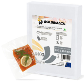 Lot de 100 Sacs Sous Vide 280x400 mm - Idéal pour Emballage Domestique