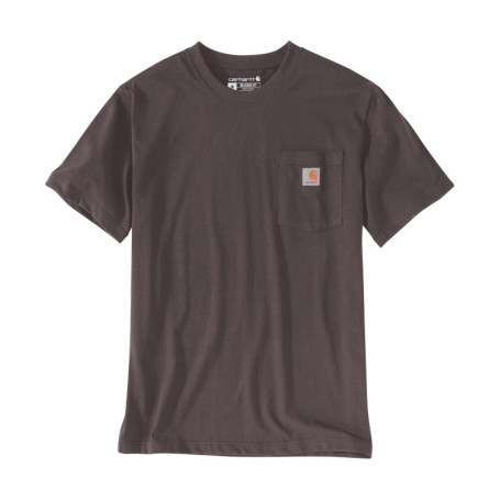 T-shirt de Poche Carhartt en Coton Épais pour Homme - Coupe Décontractée