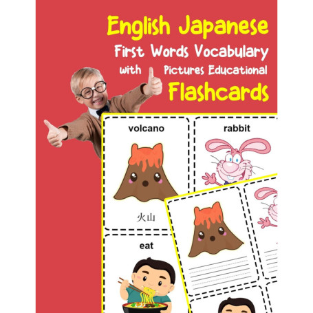 Cartes Flash Éducatives Anglais-Japonais pour Enfants
