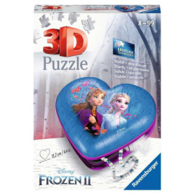 Puzzle 3D en forme de cœur - Reine des Neiges 2 avec rangement secret