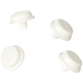 Pare-chocs multicolore pour sièges WC - Lot de 4 pièces