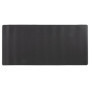 Sous-main en cuir PU Idena - Tapis de bureau antidérapant noir-gris 80 x 40 cm