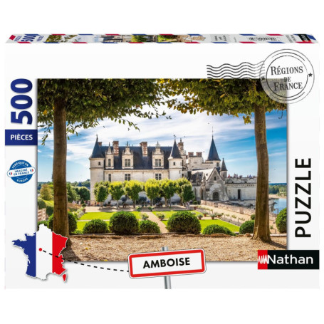 Puzzle 500 pièces Amboise - Collection Régions de France par Ravensburger