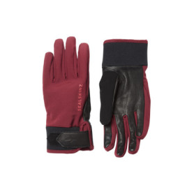 Gants Imperméables Isolés Sealskinz pour Femmes - Noir/Rouge, Taille M