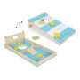 Jeu de Cornhole et Sling Puck en Bois - Small Foot, 2 en 1 Coloré