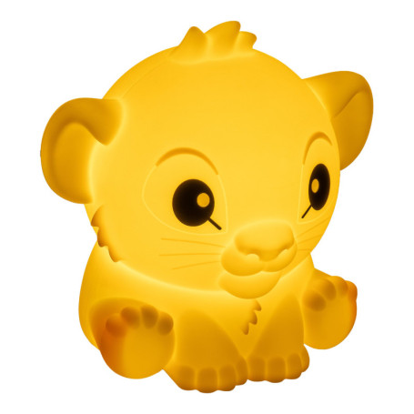 Lampe Simba SquishyGlo Disney - Veilleuse Rechargeable Multicolore