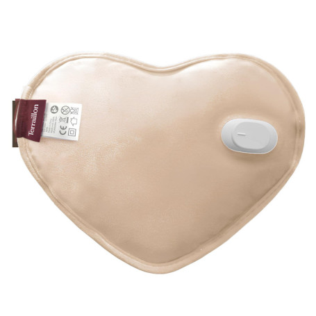 Bouillotte Électrique en Velours 'With Love' - Confort et Chaleur Instantanée