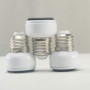 Lot de 3 Adaptateurs E27 vers Prise 2 Broches US/EU pour Lampes