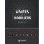 Registre des Objets Mobiliers pour Antiquaires et Brocanteurs - Conforme au Code Pénal