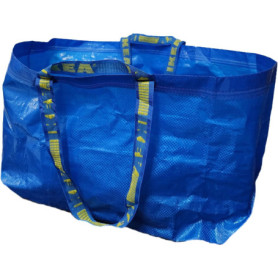 Lot de 2 Sacs de Courses IKEA FRAKTA - Grand Format Bleu