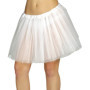 Tutu Blanc Élégant pour Femme - Accessoire de Costume pour Halloween et Fêtes