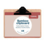 Presse-papiers en Bambou Europel A4 avec Clip Métallique