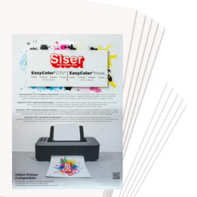 Siser EasyColor DTV - Vinyle Thermo-Transfert Imprimable A4 Blanc
