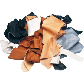 Restes de Cuir Multicolores Knorr Prandell - 200 g pour Artisanat