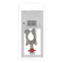 Cosse de Batterie Positive Restagraf avec Fusible CF - Compatible Auto/Moto - 12/24 V