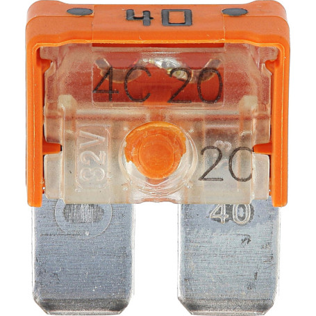 Fusibles Plat Maxi-Compact 40 A - Protection Électrique pour Automobile et Industrie - Blister de 2