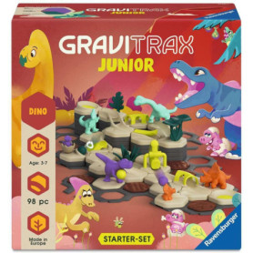 GraviTrax Junior - Starter Set Dino 100 pièces - Circuit de Billes Créatif