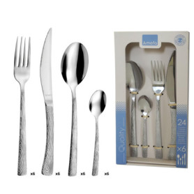 Ménagère 24 Couverts Illusion en Acier Inoxydable - Amefa