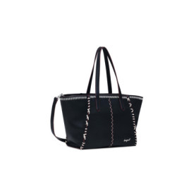 Sac à épaule Desigual Manhattan Pespuntes - Cabas Noir Élégant
