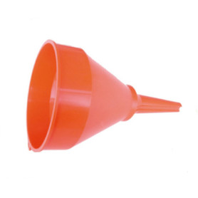 Entonnoir en Plastique Rouge avec Filtre Amovible - 100 mm