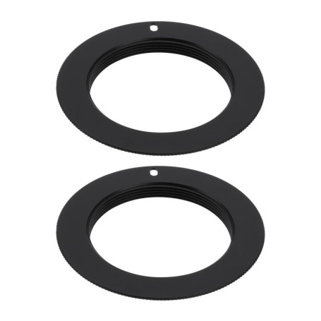 ECSiNG Lot de 2 Adaptateurs de Monture d'Objectif en Aluminium pour Sony NEX