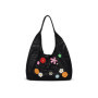 Sac à main en crochet Marc Jacobs avec fleurs 3D - Noir Multi