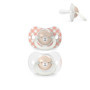 Lot de 2 Sucettes Brillantes pour Bébés 6-18 Mois - Suavinex Rose