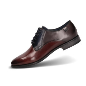 Chaussures à Lacets Bugatti pour Homme en Cuir Marron Foncé - Taille 42