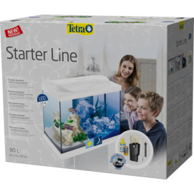 Aquarium Tetra Starter Line LED 80L avec Éclairage Intégré