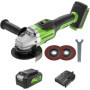 Meuleuse d'Angle Sans Fil Greenworks 24V avec Batterie 4Ah et Chargeur