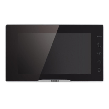 Écran Visiophone Intérieur Legrand Easy Kit 7 pouces Noir Miroir