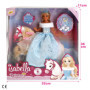 Poupée Princesse Isabella avec Cheval et Accessoires - ColorBaby