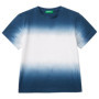 T-shirt Dip Dye Bleu Garçon 5 Ans - United Colors of Benetton